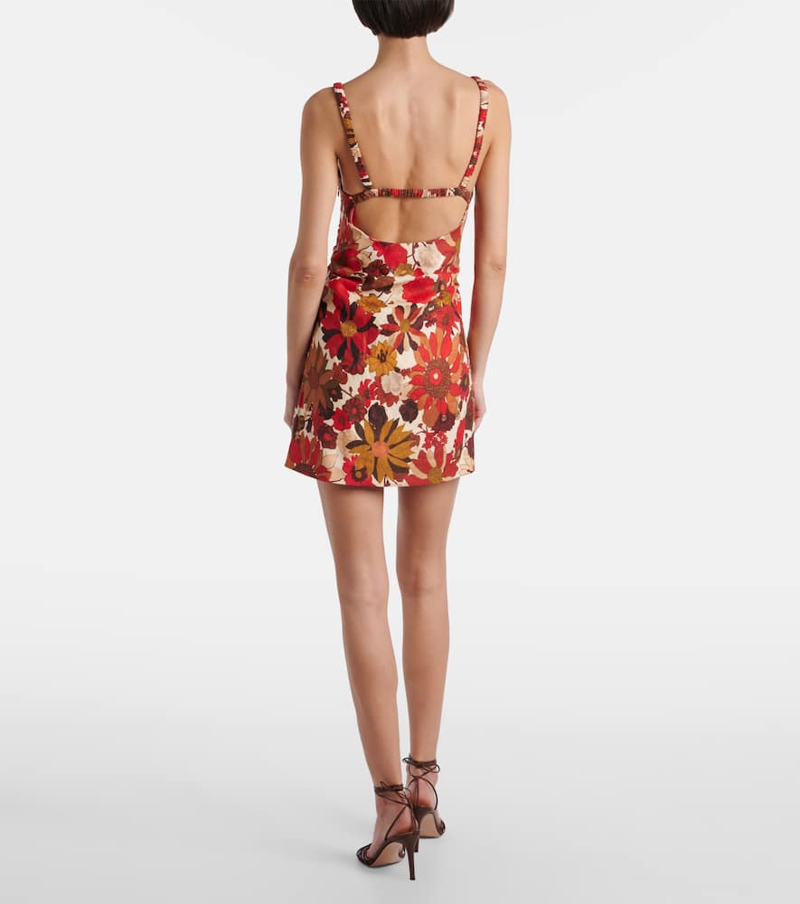 Primrose floral linen minidress