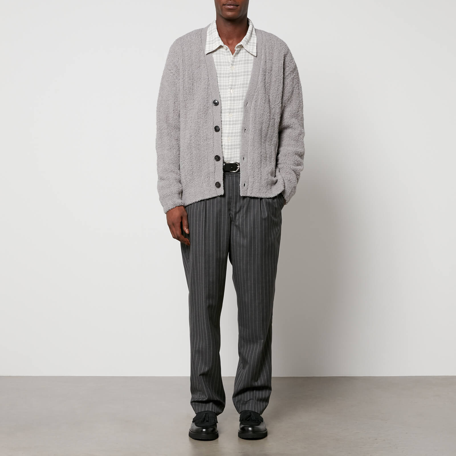 Mfpen House Wool-Blend Fleece Cardigan - S