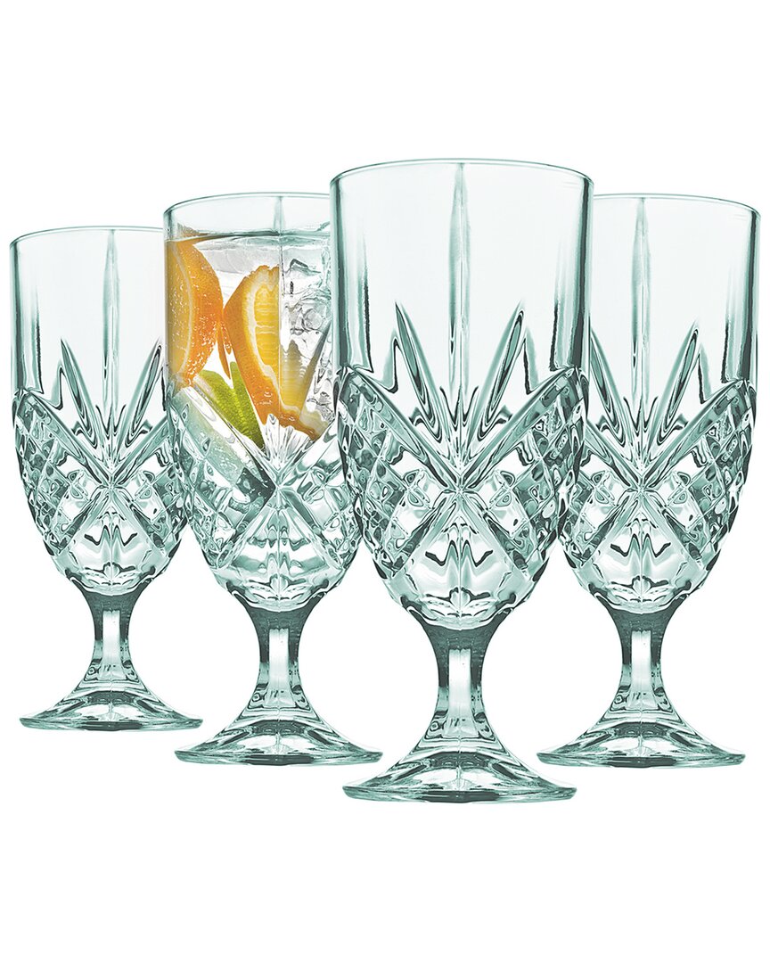 Set of 4 Dublin Acrylic Seafoam Water Goblets