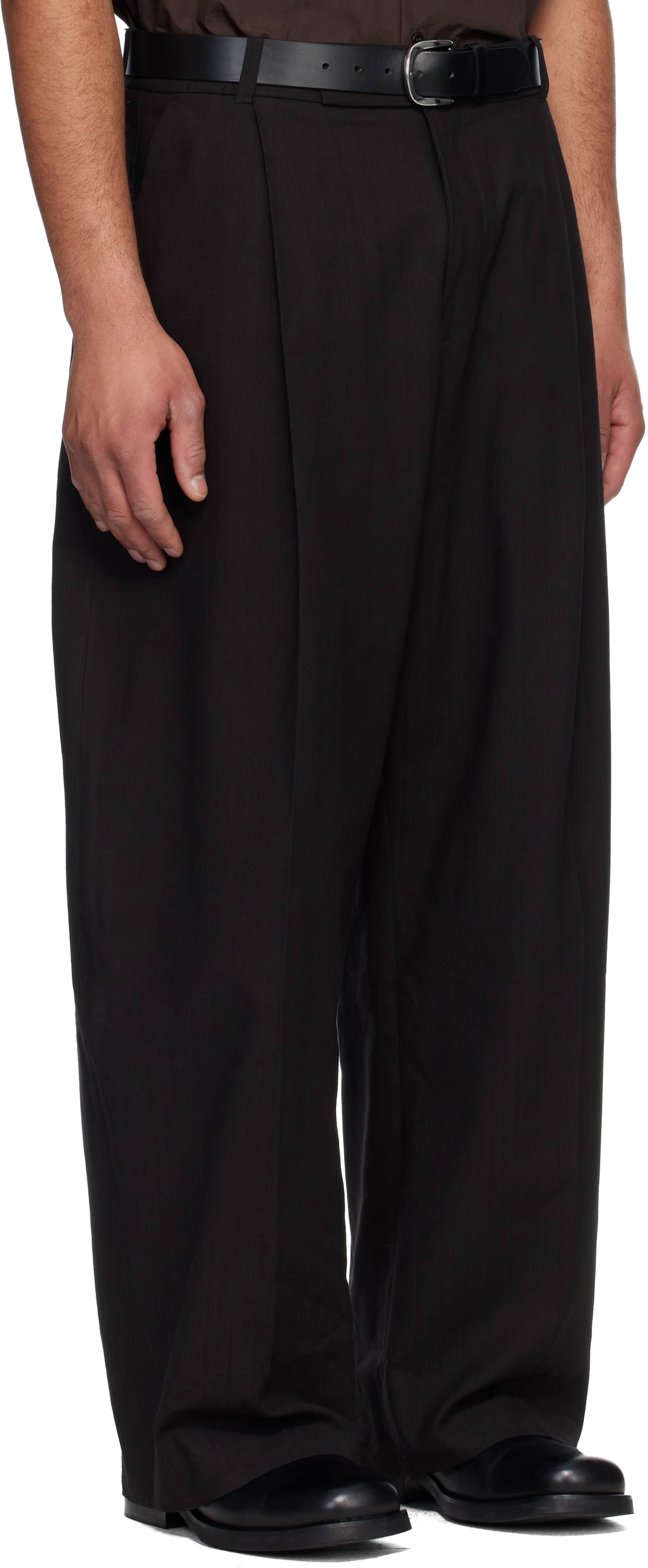 Black Pull Trousers