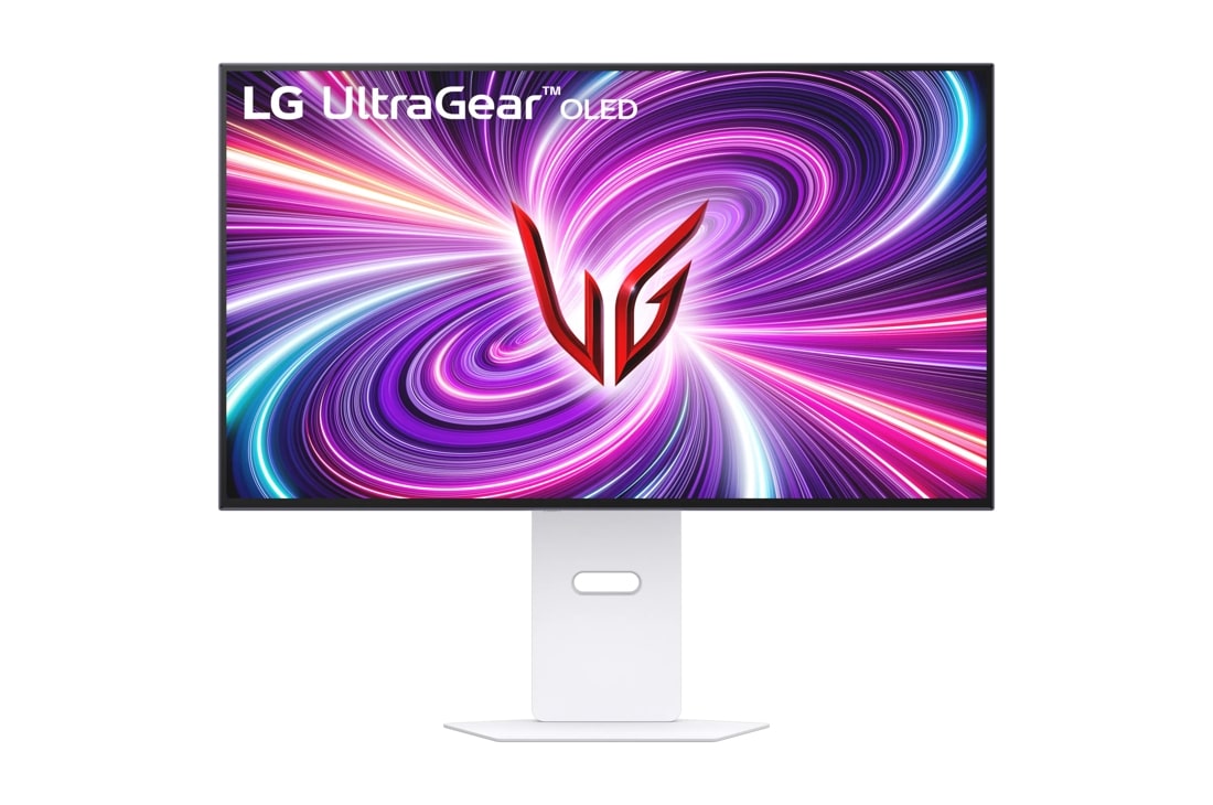 " UltraGear™ OLED Dual Mode 4K UHD 240Hz or FHD 480Hz 0. G-Sync Compatible Gaming Monitor with Built In Speaker, White