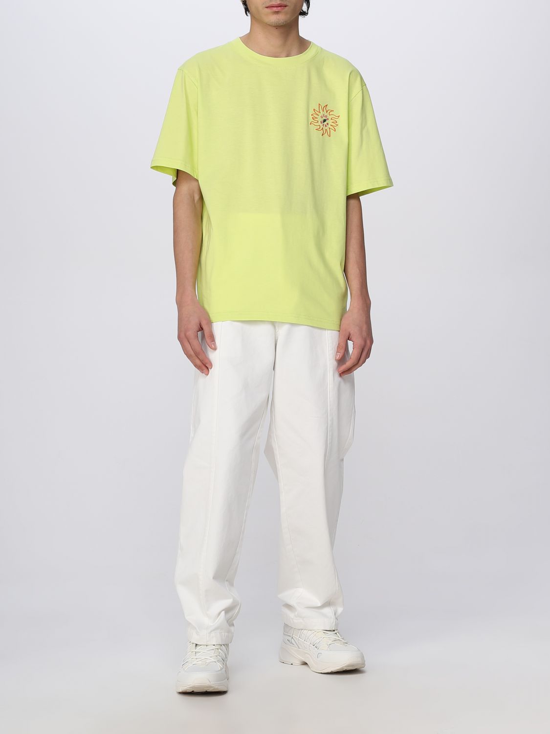 T-Shirt Men color Green