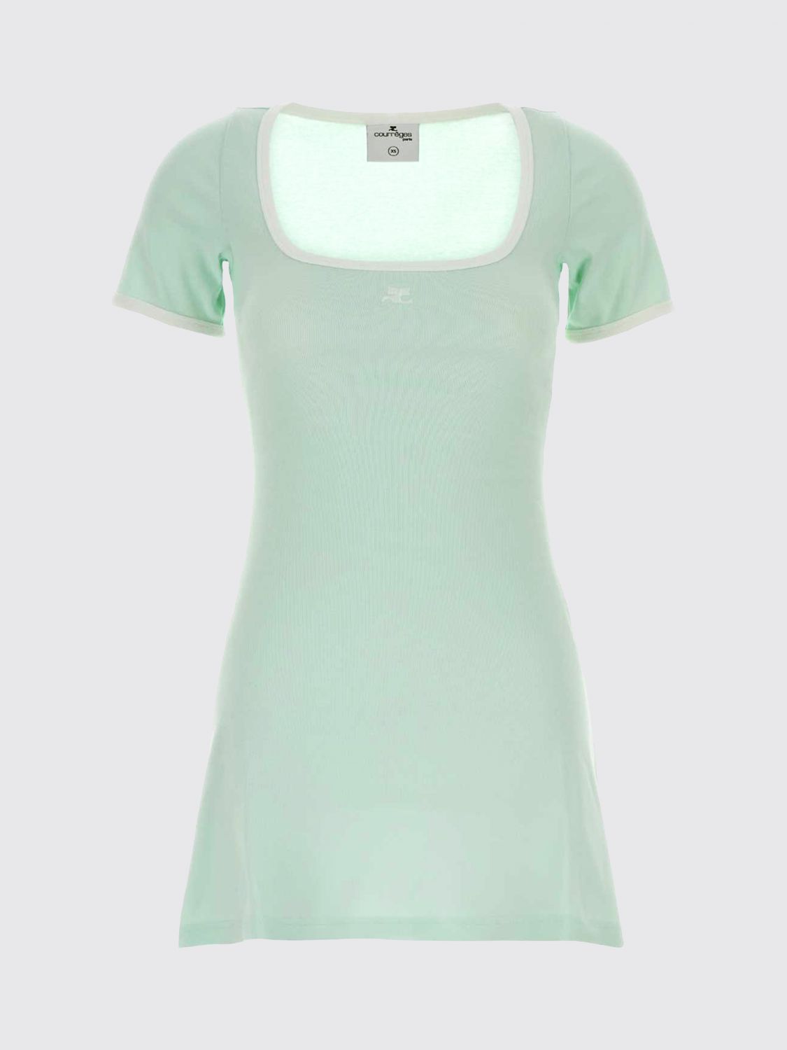 Dress COURRÈGES Woman color Gnawed Blue