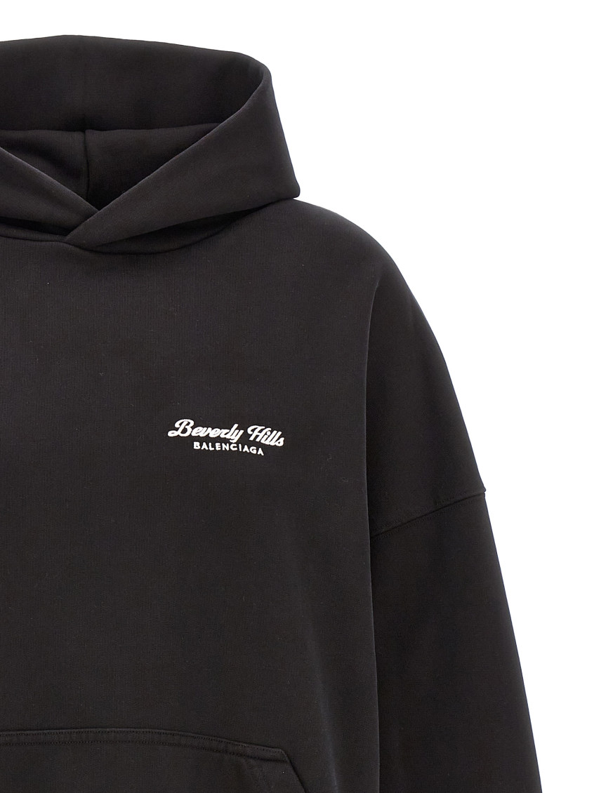 Black Cotton Sweatshirt