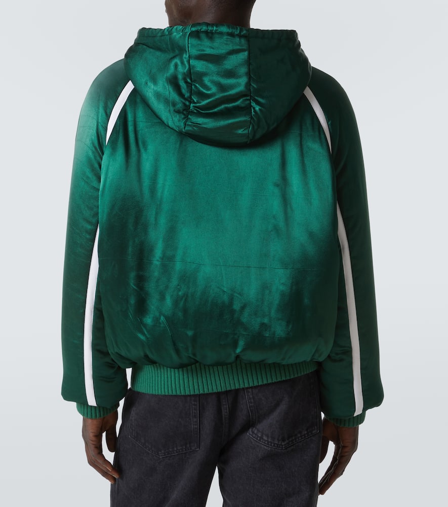 Satin tracksuit jacket
