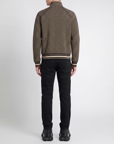 Man Sweatshirt Black Size S Cotton, Elastane