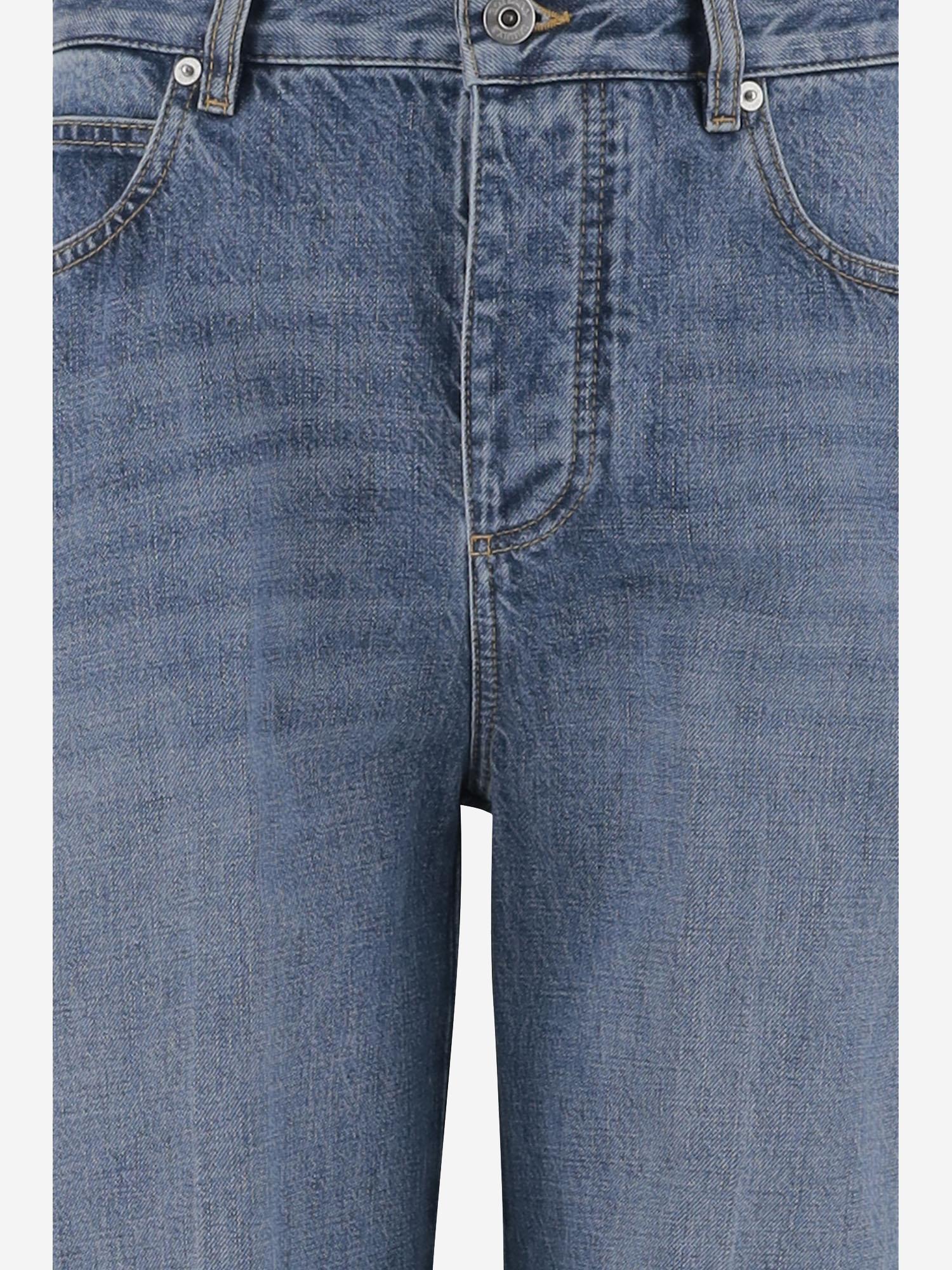 Cotton Denim Jeans — Blue