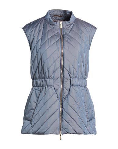 Woman Vest Slate blue Size 4 Polyamide
