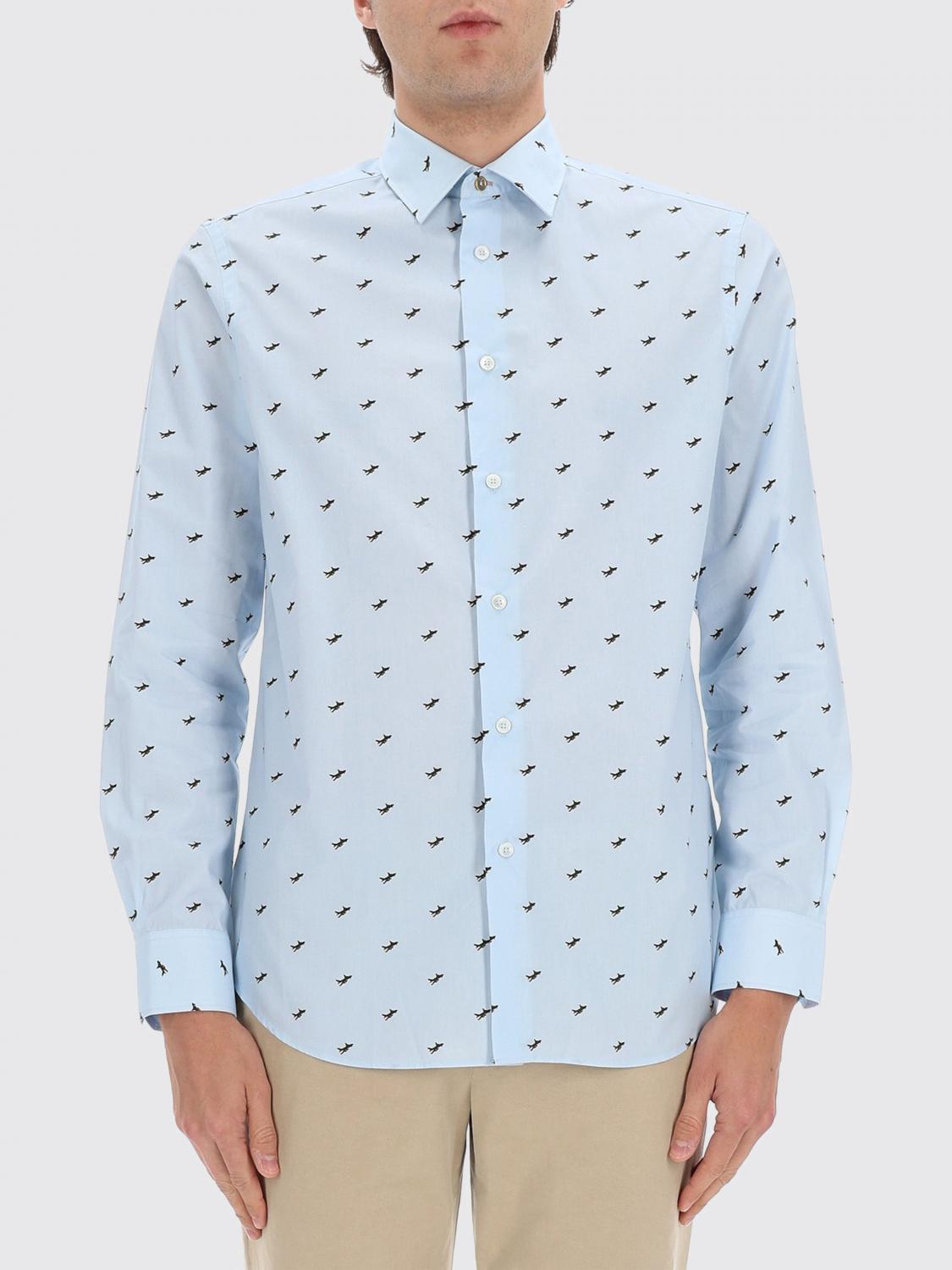 Shirt Men color Blue