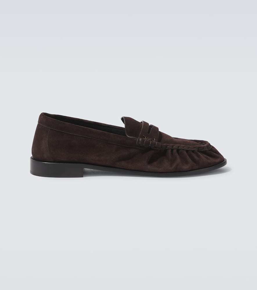 Le Loafer suede penny loafers