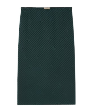 Interlocking G silk jacquard skirt