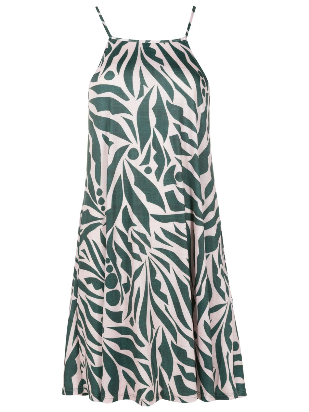 Isis graphic-print minidress - Green