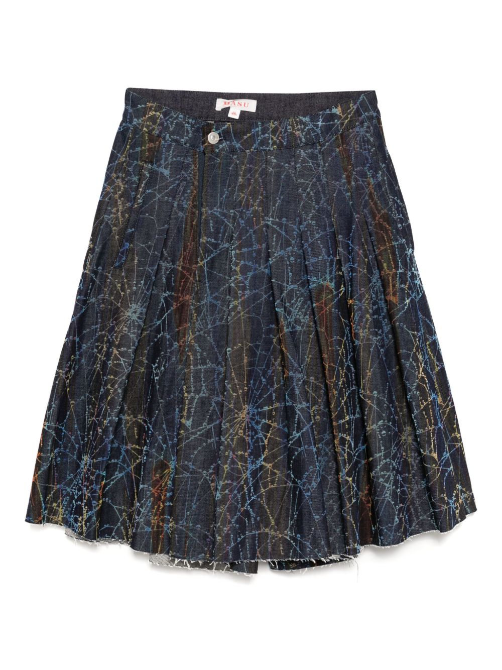 All-over graphic print shorts - Blue