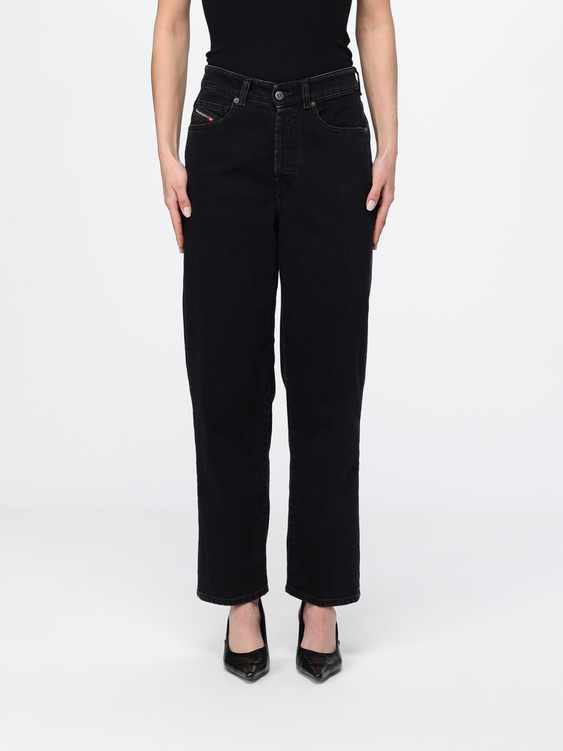 Jeans Woman color Black