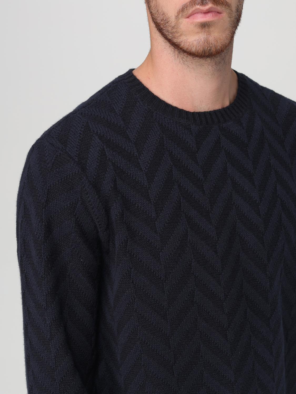 Herringbone-pattern sweater - Green