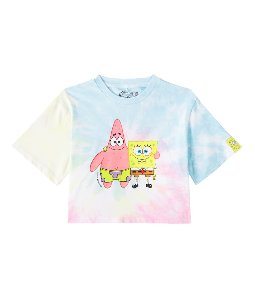 Stella McCartney Kids Printed tie-dye cotton jersey T-shirt