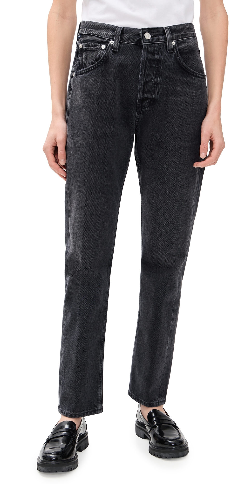 Winslow Long Boyfriend Jeans Vintage Black