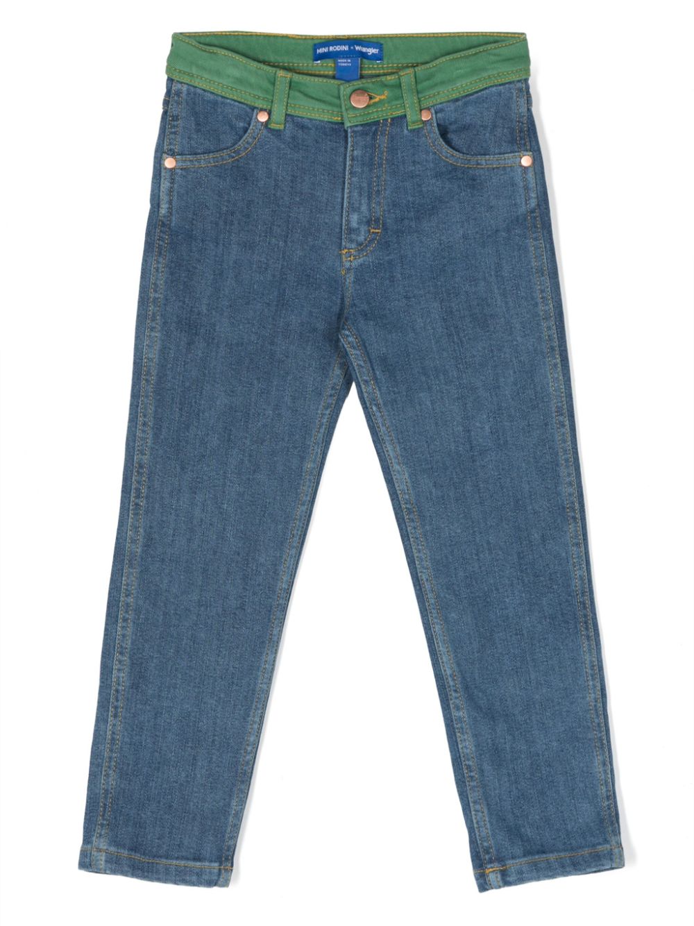 X Wrangler panelled jeans - Blue