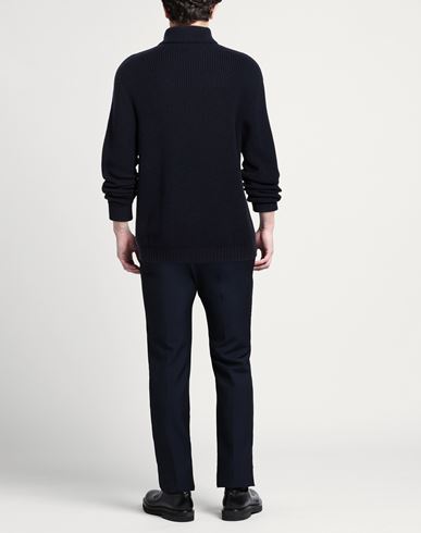 Man Turtleneck Midnight blue Size 42 Merino Wool