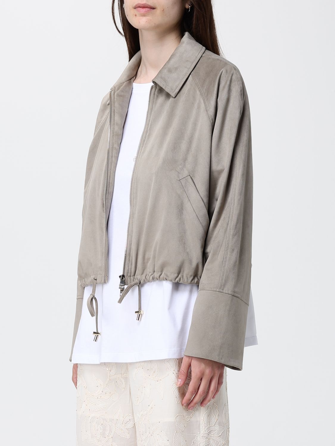 Jacket Woman color Grey