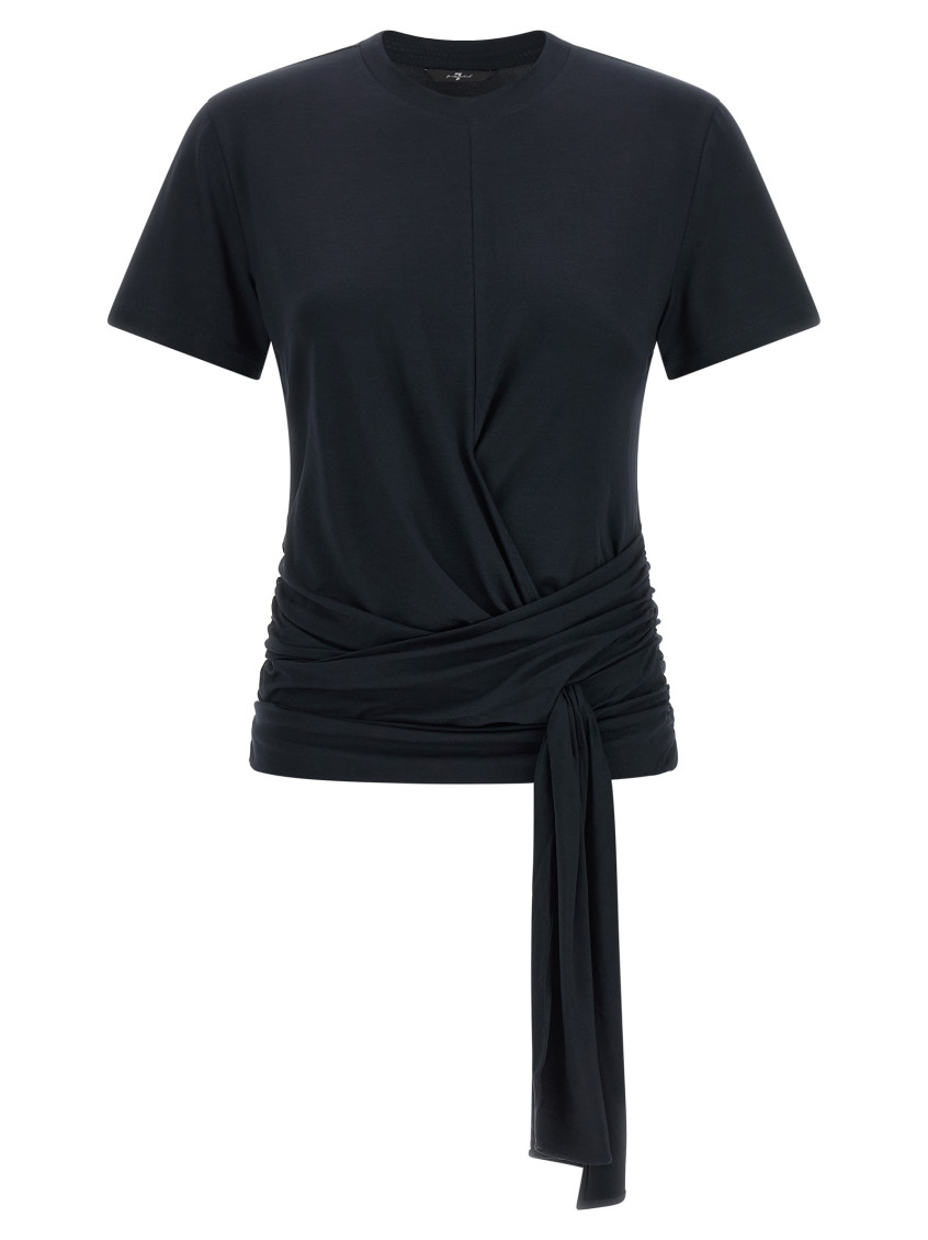 Black Solid Crew Neck T-Shirt