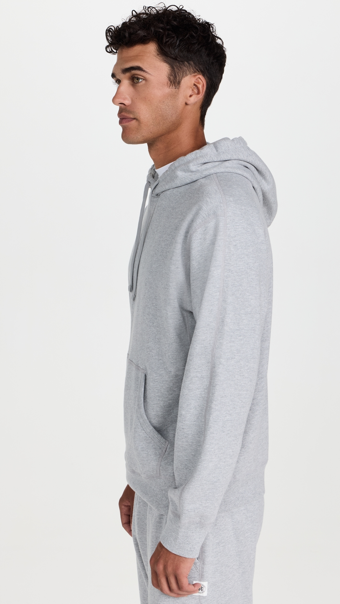 Midweight Terry Classic Hoodie Heather Grey
