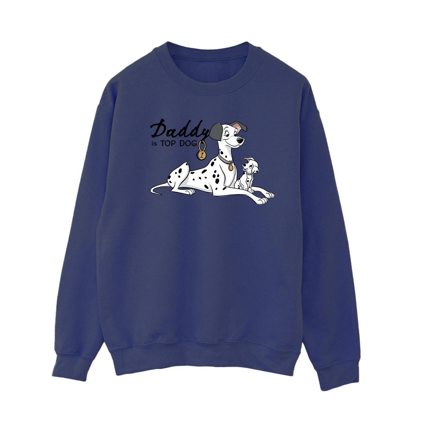 Disney 101 Dalmatians Top Dog Sweatshirt In Navy