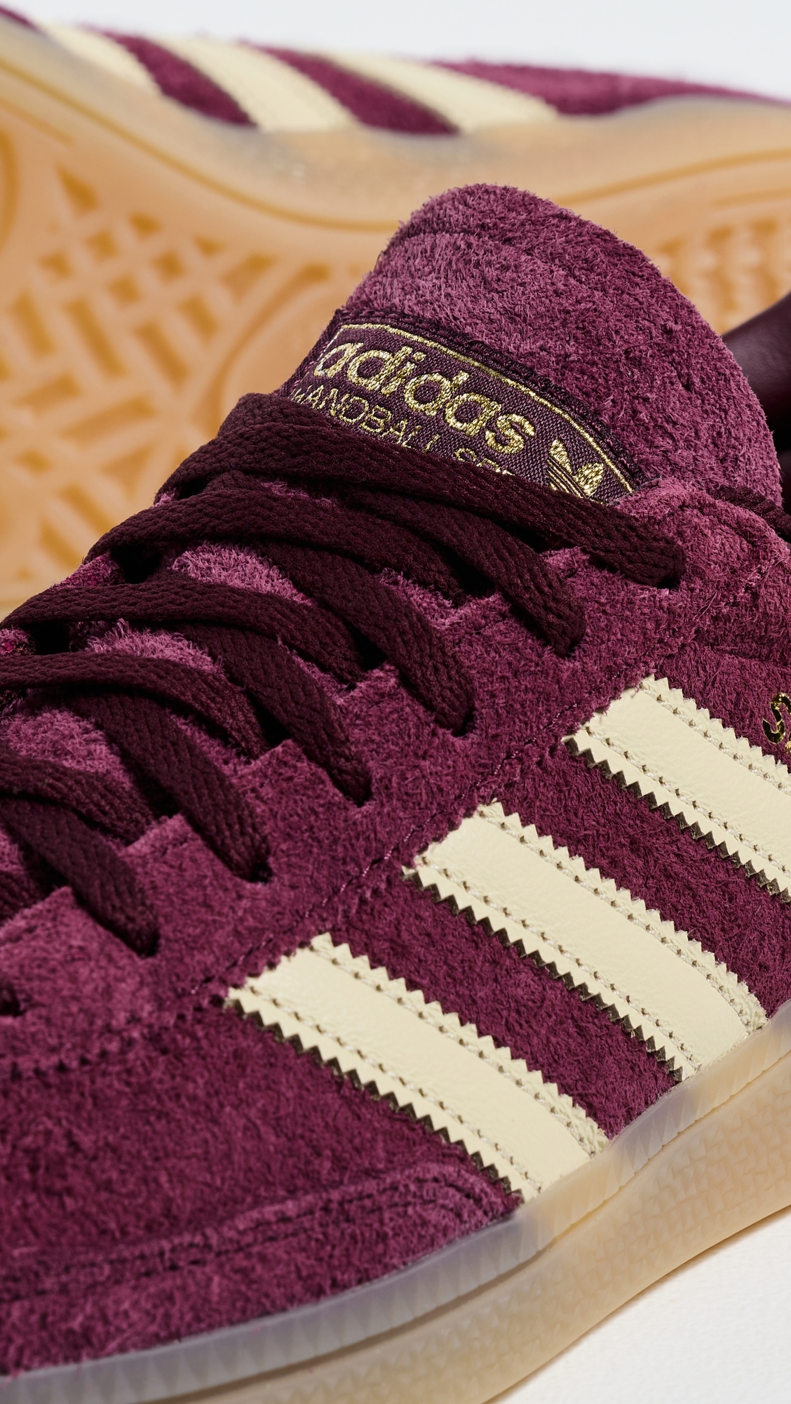Handball Spezial Sneakers Maroon/Warm Vanilla/Gold Met