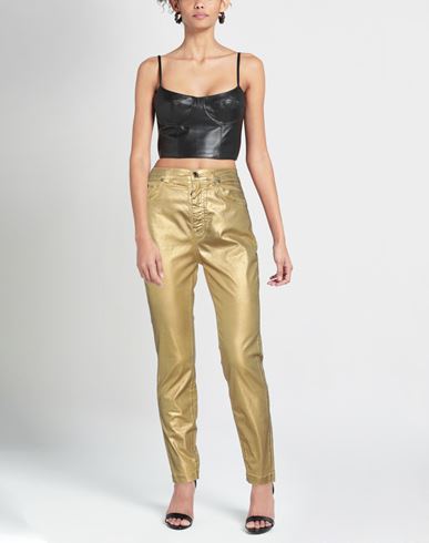 Woman Pants Gold