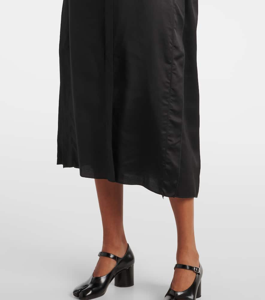 Gathered midi dress