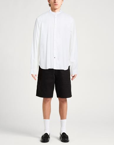 Man Shirt White Size XXL Cotton, Linen