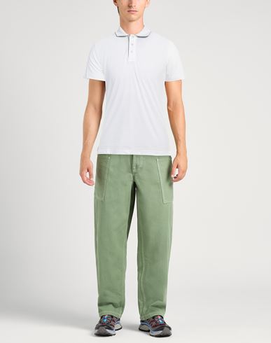 Rossopuro Man Polo shirt White Size 4 Cotton