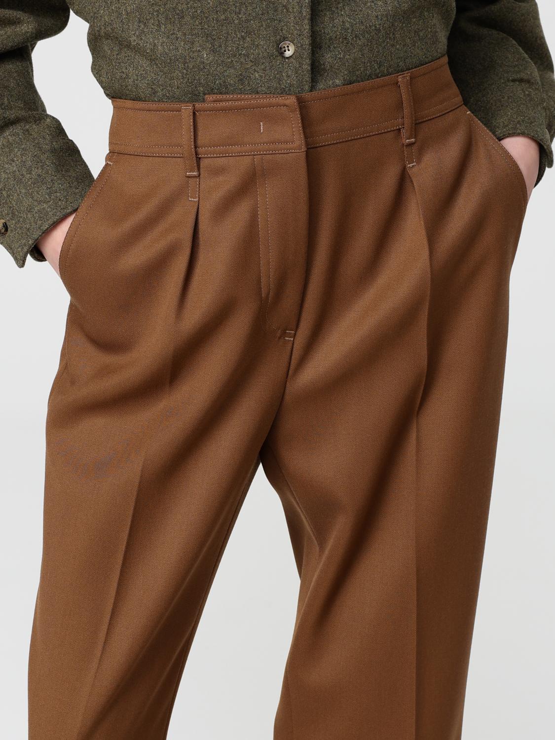 Pants Woman color Brown