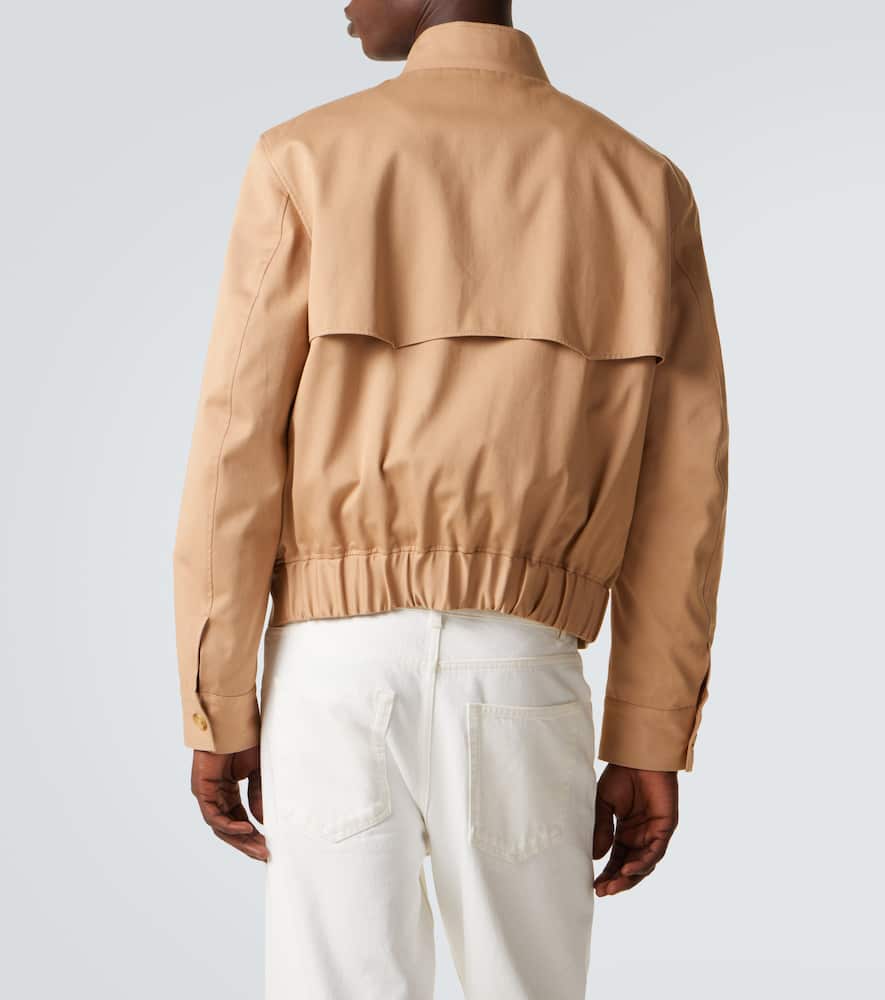 Cotton blouson jacket