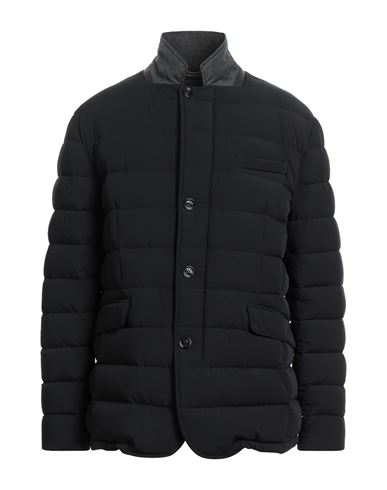 Man Puffer Black Size 34 Polyamide, Polyurethane