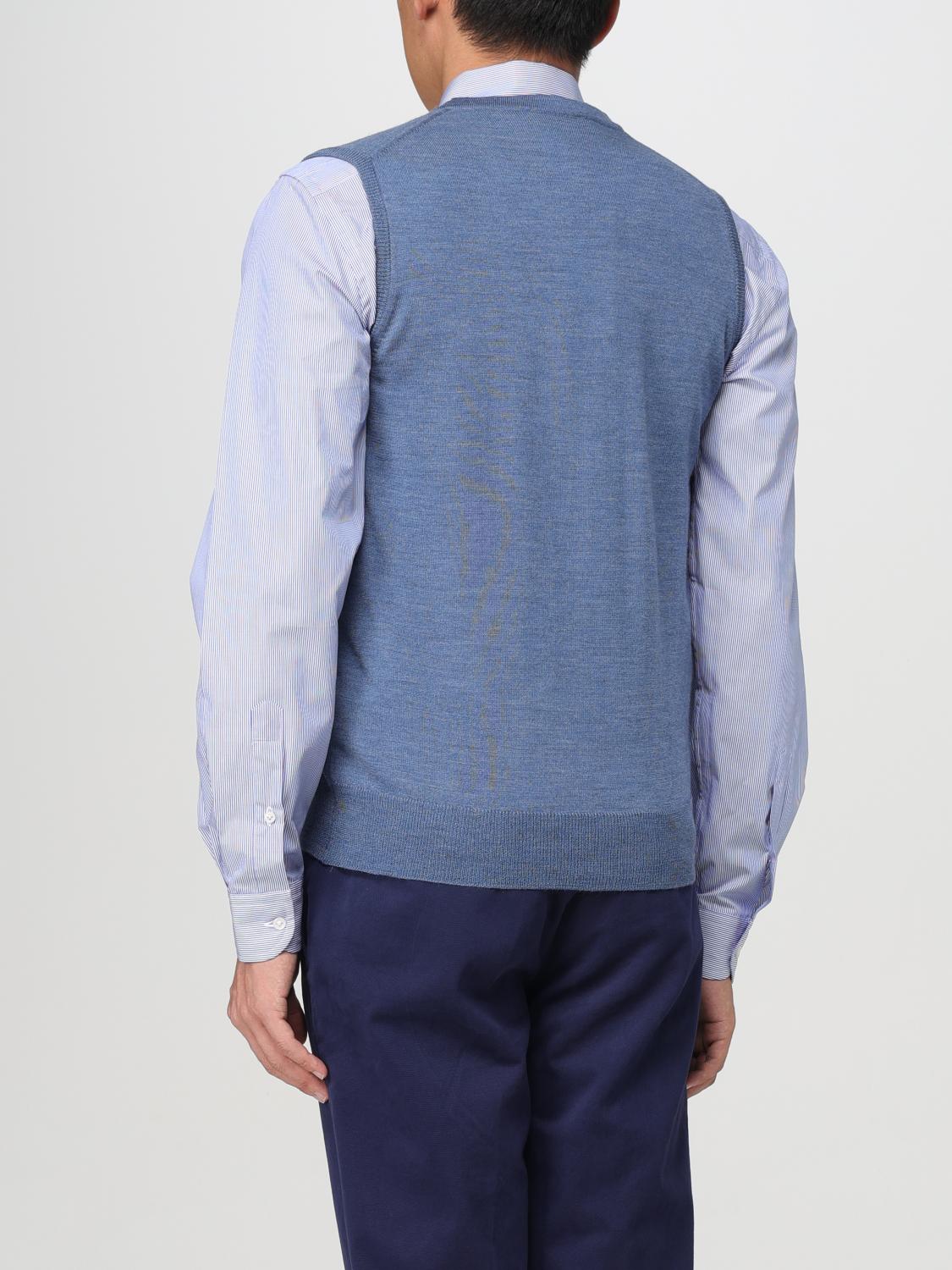 Suit Vest Men color Avion