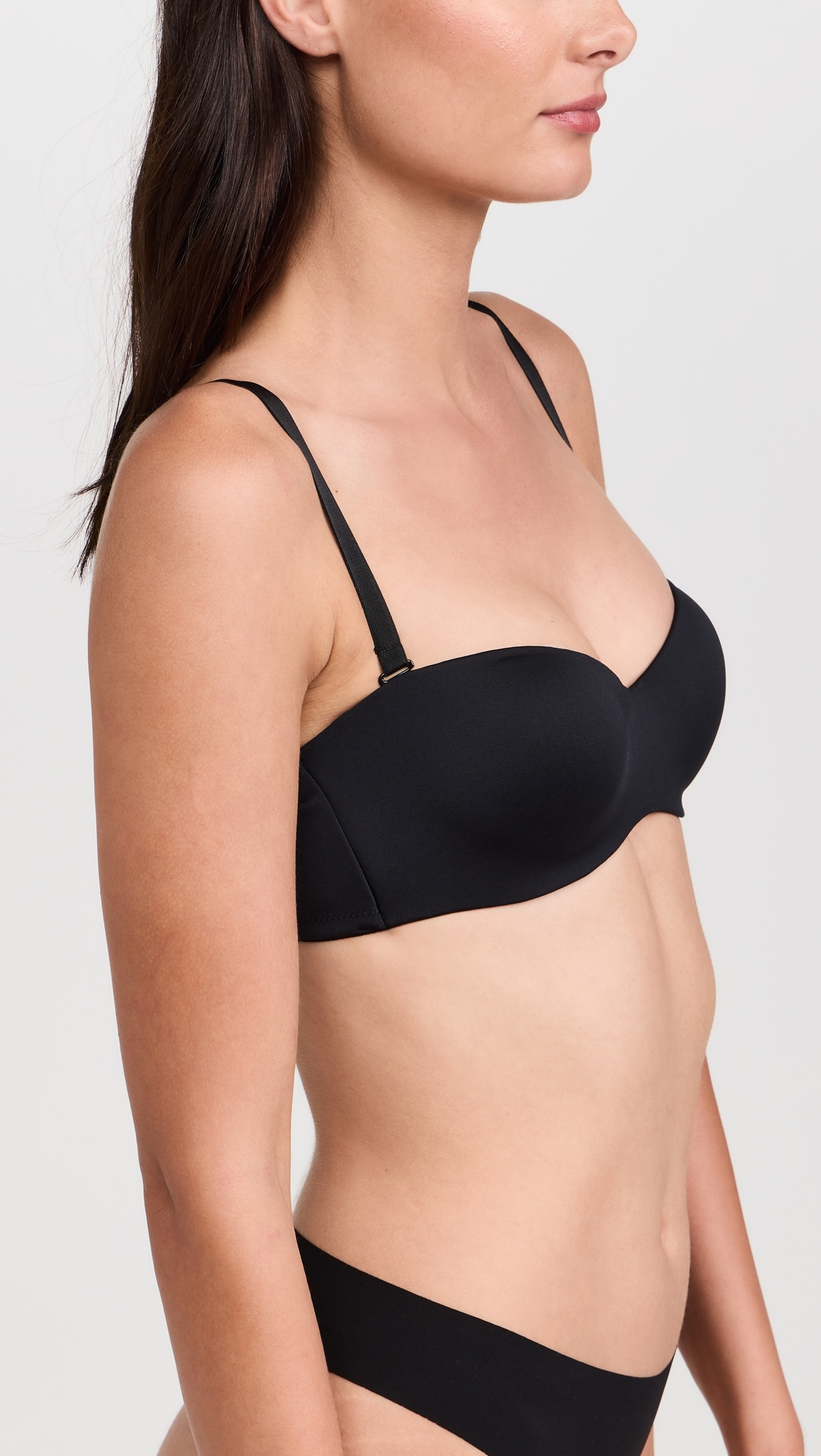 Evolution Strapless Bra Black