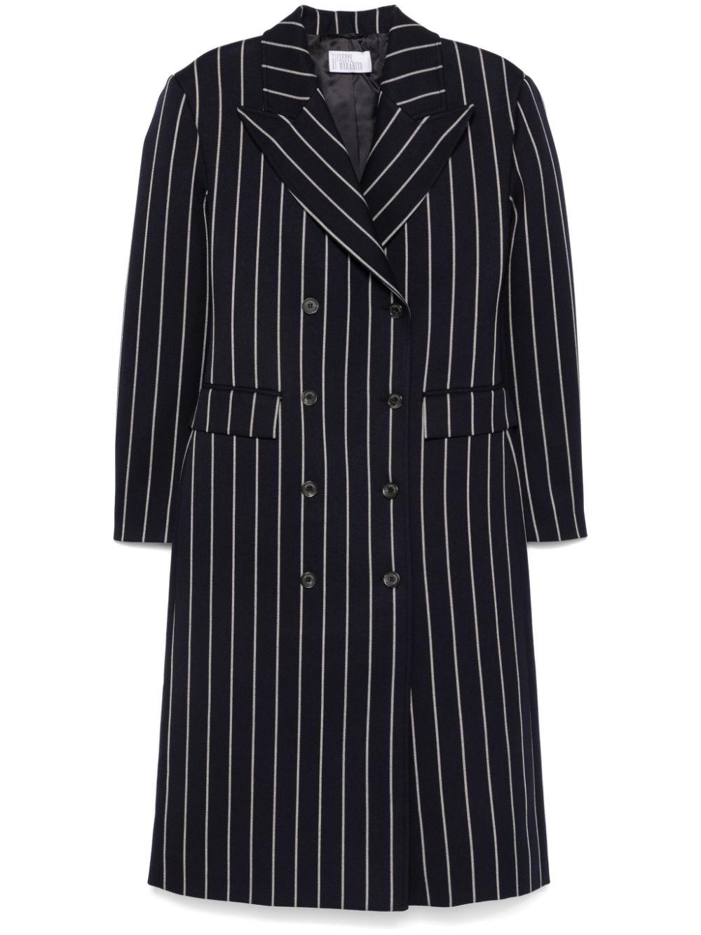 Striped coat - Blue