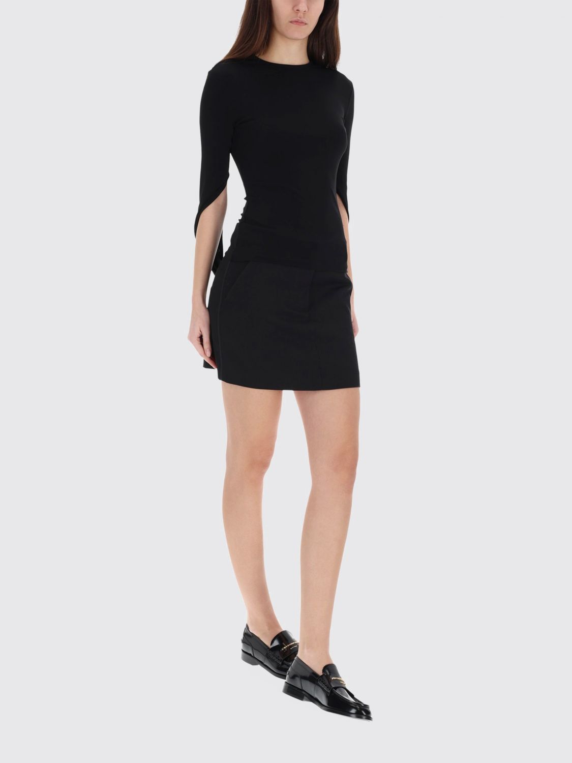 Top Woman color Black