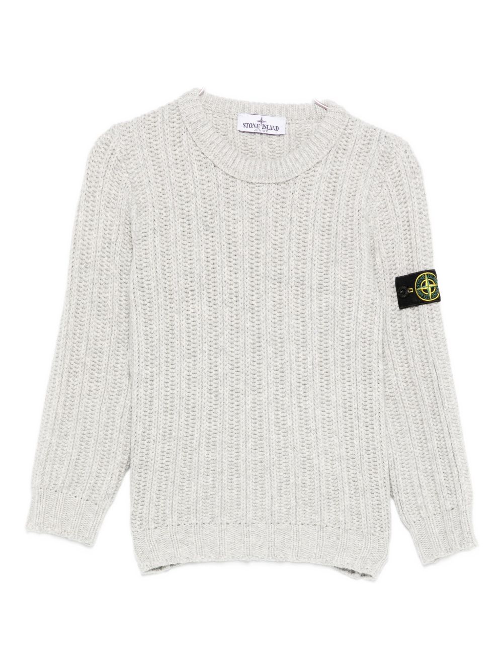 Ribbed-knit sweater - Neutrals