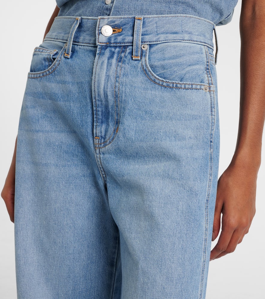 Veronica Beard Taylor high-rise wide-leg jeans