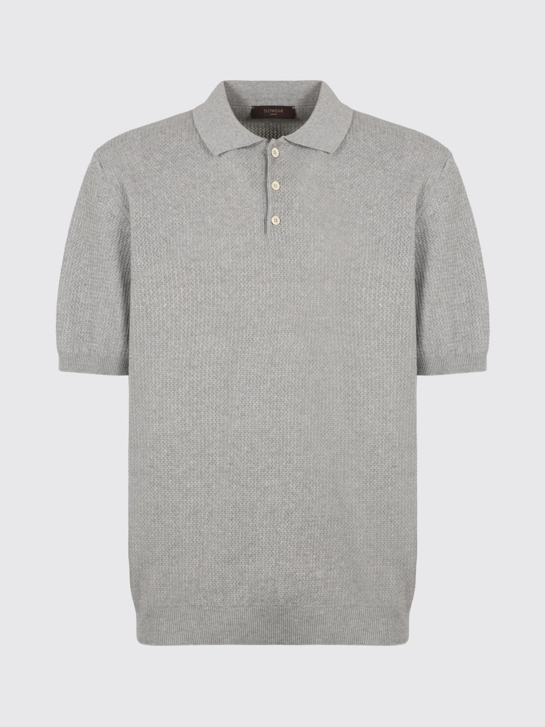 Polo Shirt Men color Grey