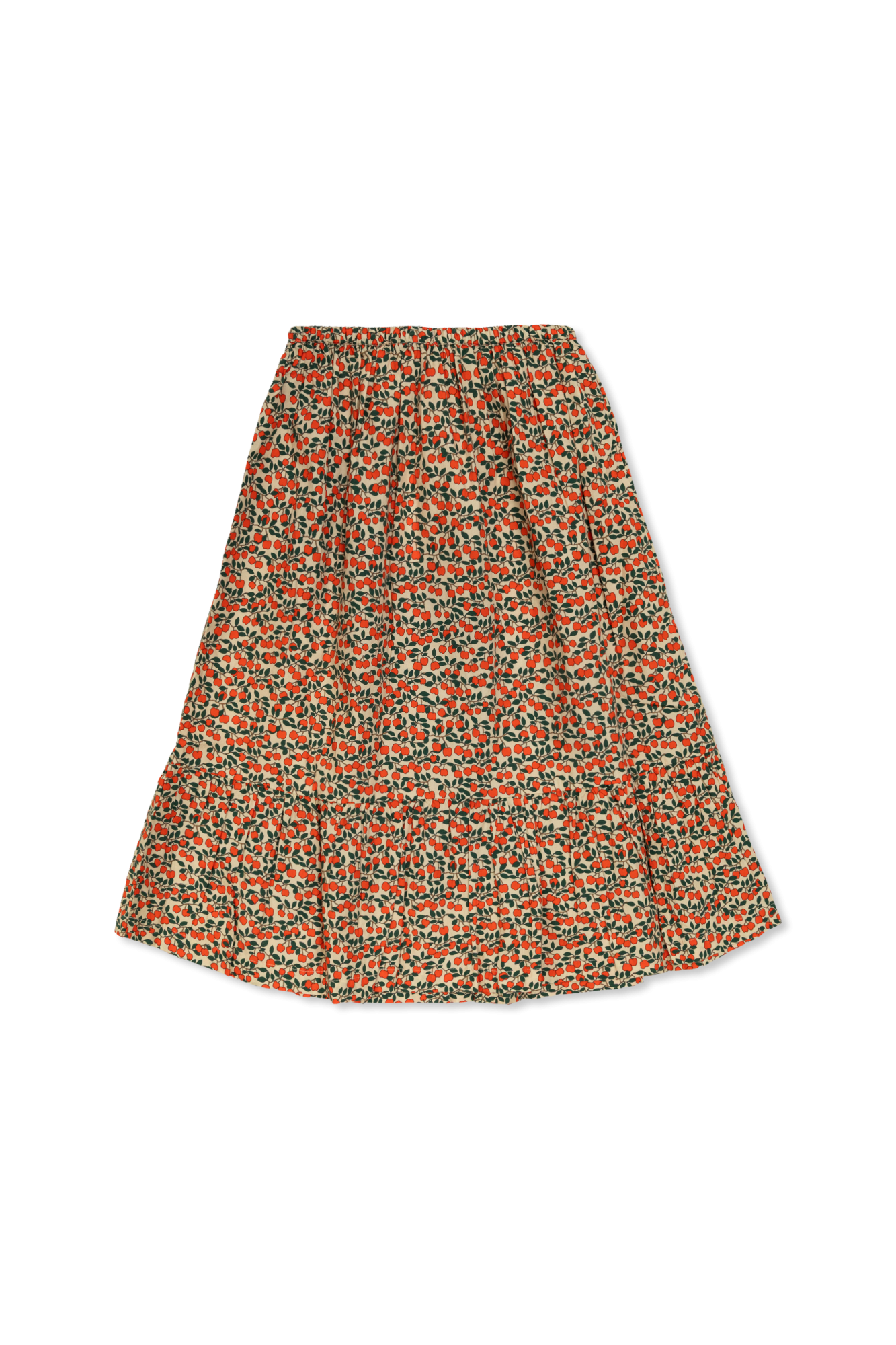 Skirt With Fruit Motif, Unisex, Multicolour