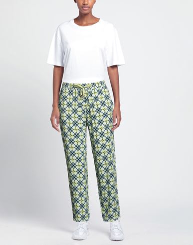 Luckylu Milano Woman Pants Lime green Size 4 Viscose