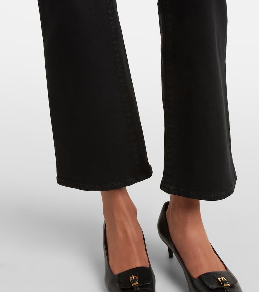 Vivian high-rise cropped flared jeans