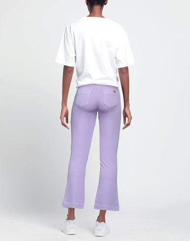 Woman Jeans Lilac Size 26 Cotton, Elastomultiester, Elastane