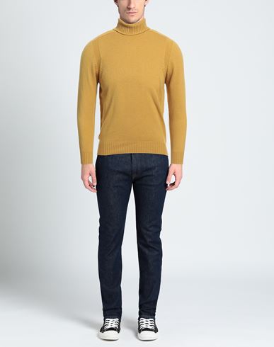 Man Turtleneck Marigold Size 42 Virgin Wool