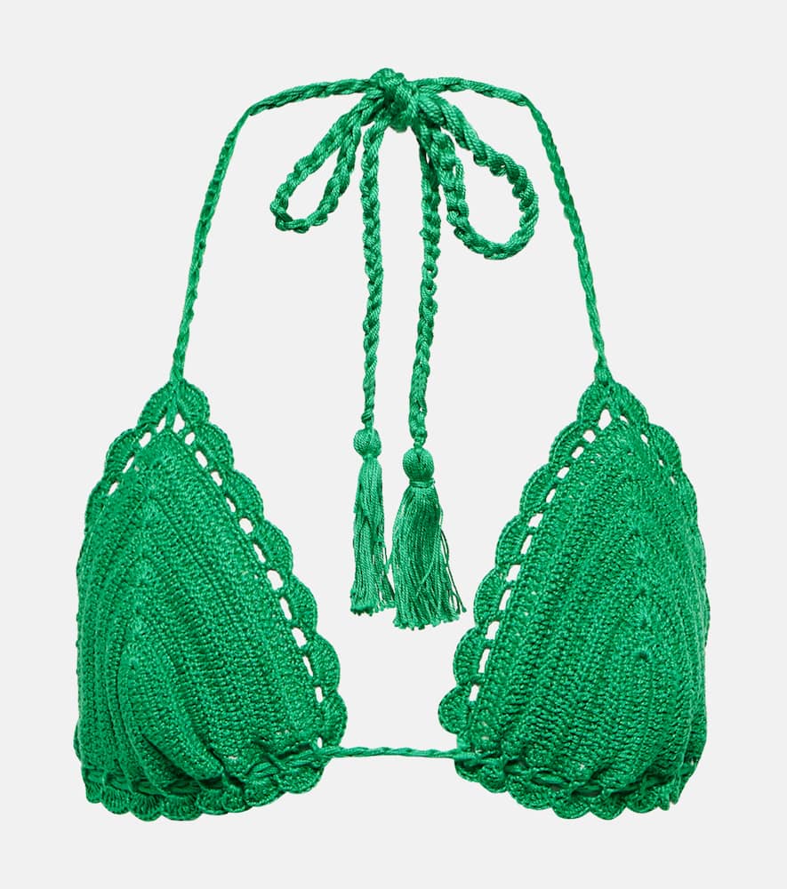 Anna Kosturova Crochet bikini top