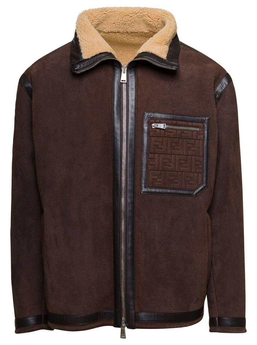 Brown Shearling Jacket