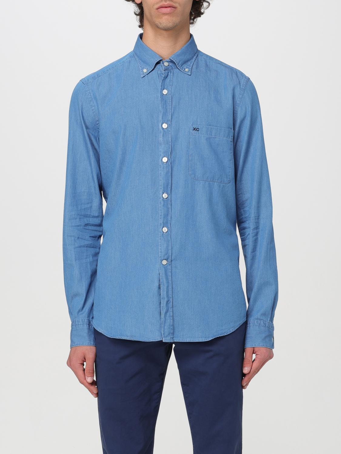 Shirt Men color Sky Blue
